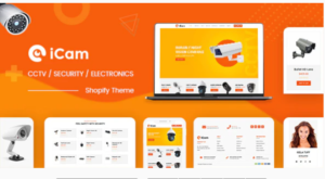 iCam | CCTV, Electronics Industry Shopify Theme | Srmehranclub.com