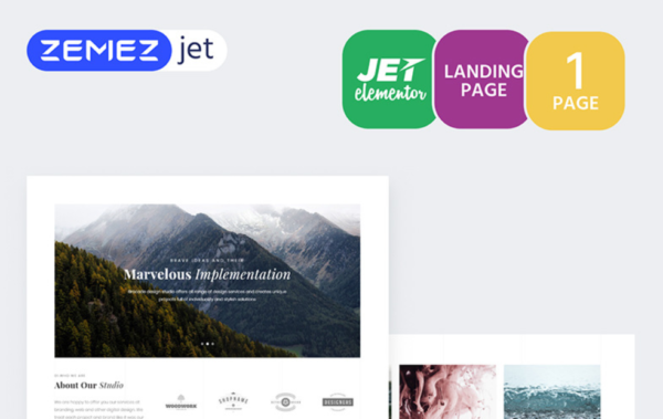 Imagix - Lite Portfolio Jet Elementor Template | Srmehranclub.com