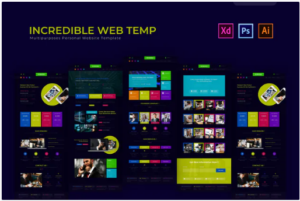 Incredible | PSD Web Template | Srmehranclub.com