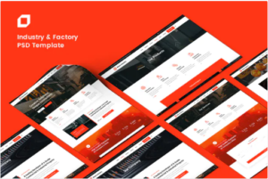 Industry & Factory PSD Template | Srmehranclub.com