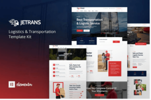 Jetrans – Logistics & Transportation Elementor Template Kit| Srmehranclub