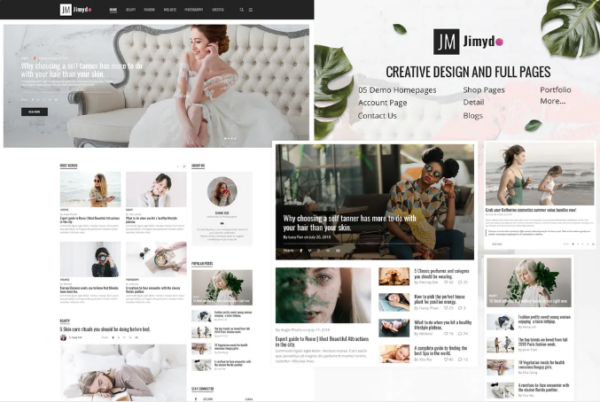 Jimydo - Blog / Magezine PSD Template | Srmehranclub.com