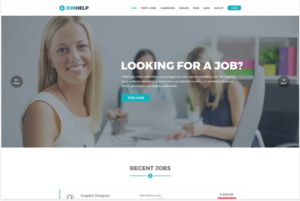 Jobhelp - Job Board PSD Template | Srmehranclub.com