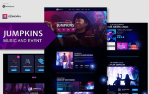 Jumpkins - Music & Event Elementor Template Kit| Srmehranclub