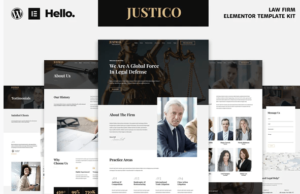 JUSTICO - Law Firm Elementor Template Kit| Srmehranclub