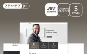 Justicon - Lawyer Elementor Jet Elementor Template | Srmehranclub.com