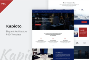 Kapioto - Corporate OnePage PSD Template | Srmehranclub