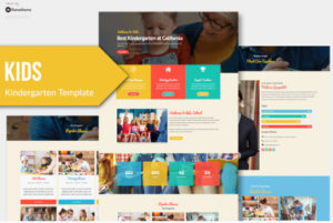 Kids - Kindergarten & Child Care Elementor Template Kit