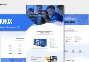 Knox - Technology & Apps Template Kit | srmehranclub.com