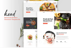Koad - Restaurant & Bistro Elementor Template Kits | srmehranclub.com