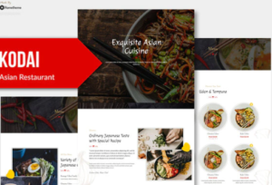 Kodai Asian Restaurant Elementor Template Kit | srmehranclub.com