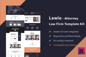 Lawio - Attorney Law Firm Elementor Template Kit| Srmehranclub
