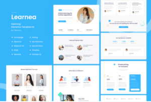 Learnera e-Learning Elementor Template Kit | srmehranclub.com