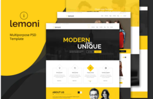 Lemoni - Pixel Perfect & Multipurpose PSD Template | Srmehranclub