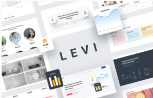 Levi - Digital Marketing Elementor Template Kit| Srmehranclub