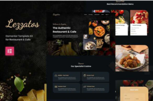 Lezzatos | Restaurant & Cafe Elementor Template Kit| Srmehranclub