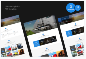Logistics PSD Template for Handyman | Srmehranclub.com