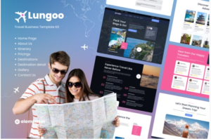 Lungoo - Travel Business Elementor Template Kit download