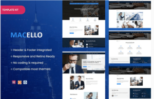 Macello - Business Consulting & Accounting Elementor Template Kit| Srmehranclub