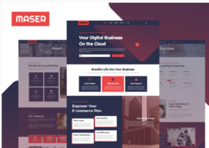 Maser - Web Design Agency Template Kit | Srmehranclub