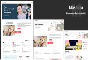 Mashura - Portfolio Elementor Template Kit | srmehranclub.com