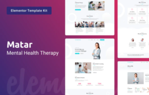 Matar — Mental Health Therapy Template Kit | srmehranclub.com