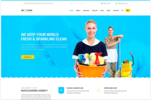 Max Cleaners & Movers - PSD Template | Srmehranclub