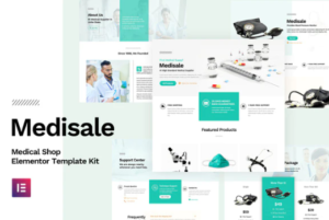 Medisale - Medical Shop Elementor Template Kit | srmehranclub.com