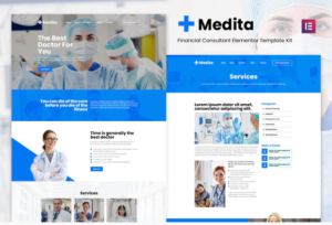 Medita - Medical Service Elementor Template Kit | Srmehranclub