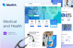 MedKit - Health & Medical Elementor Template Kit| Srmehranclub