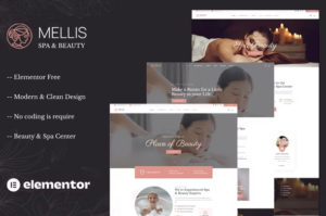 Mellis - Beauty & Spa Elementor Template Kit download