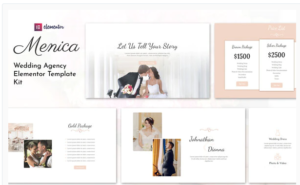 Menica - Wedding Elementor Template Kit | Srmehranclub