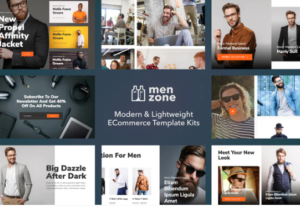 Menzone - Modern eCommerce Template Kit | srmehranclub.com