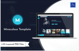 Miraculous - Music Station PSD Template | Srmehranclub