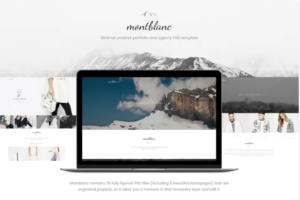 Montblanc - Minimal Creative PSD template | Srmehranclub.com