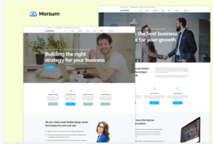 Morsum - Agency PSD Template |Srmehranclub