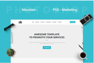 Mountain - Marketing PSD Template | Srmehranclub