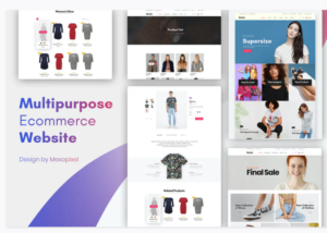 Multipurpose Ecommerce Website Design Template | Srmehranclub.com
