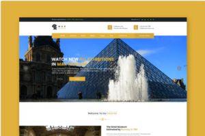 Museum & Archeology PSD Website | Srmehranclub.com