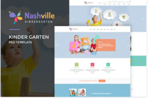 Nashville : Kindergarten PSD Template | Srmehranclub.com