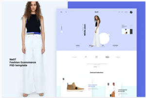 Ne07 - Fashion Ecommerce PSD template | Srmehranclub