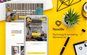 Newlife – Psychology & Counseling Elementor Template Kit| Srmehranclub