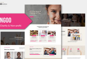 NGOO Non-profit Charity Template Kit | rmehranclub.com