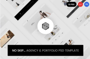 No Skip - Creative Agency & Portfolio PSD Template | Srmehranclub