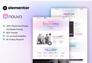 Download Nouvo - Digital Marketing Agency Elementor Pro Template Kit