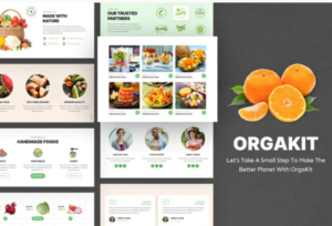 OrgaKit - Organic Farm Elementor Template Kit | Srmehranclub
