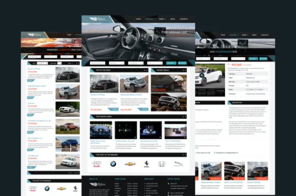 Orthon - Auto Dealer Website PSD Template | Srmehranclub