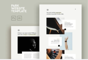 Park - Creative Portfolio PSD & AI Template | Srmehranclub