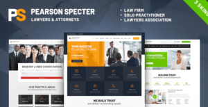 Pearson Specter | WordPress Theme for Lawyer & Attorney 1.0.1