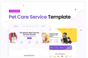 Petopia – Pet Care Service Elementor Template Kit Download